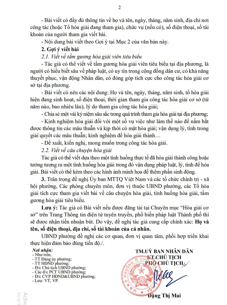 Tham gia viết bài về câu chuyện hòa giải, tấm gương điển hình về hòa giải viên ở cơ sở- Ảnh 2.