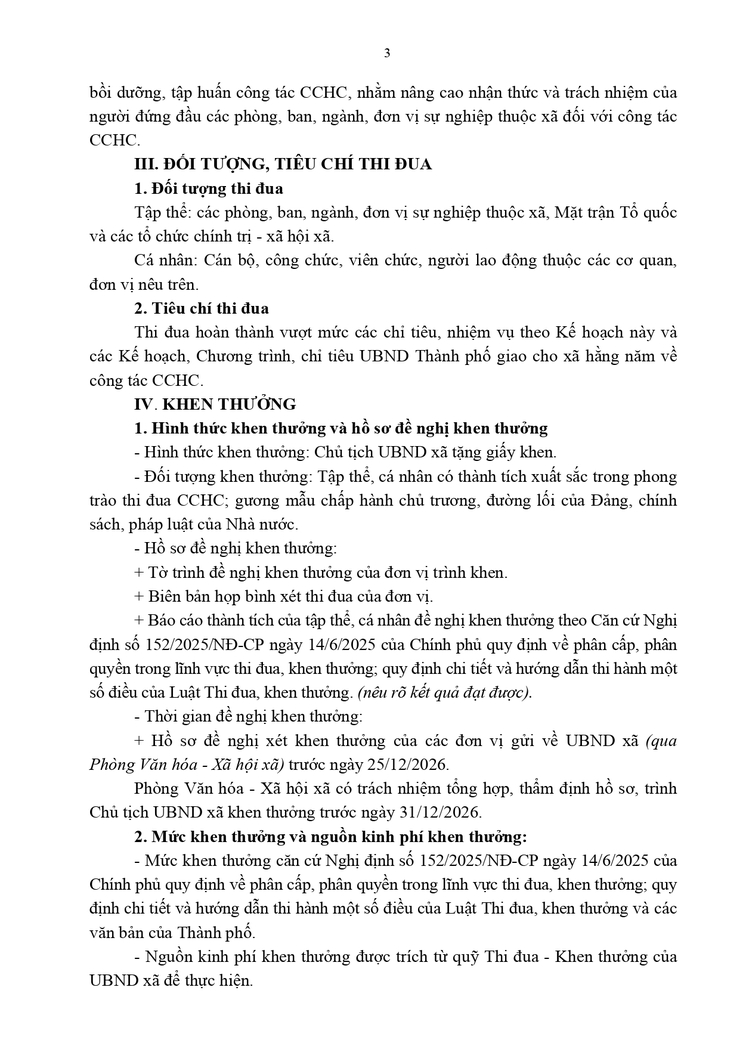 Thạch Thất: Kế hoạch Tổ chức phong trào thi đua "Cải cách hành chính đồng bộ - Chính quyền phục vụ nhân dân" giai đoạn 2026 - 2030- Ảnh 3.