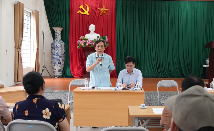 Xã Bát Tràng lấy ý kiến nhân dân về phương án giải tỏa, di dời chợ sáng Bát Tràng- Ảnh 6.