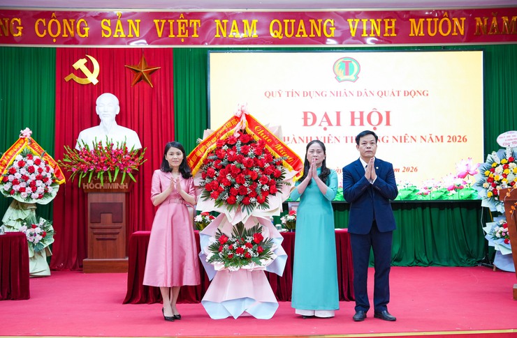 Quỹ Tín dụng nhân dân Quất Động: Dấu ấn Đại hội thường niên 2026 và định hướng phát triển mới- Ảnh 1.