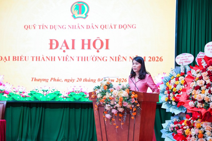 Quỹ Tín dụng nhân dân Quất Động: Dấu ấn Đại hội thường niên 2026 và định hướng phát triển mới- Ảnh 6.