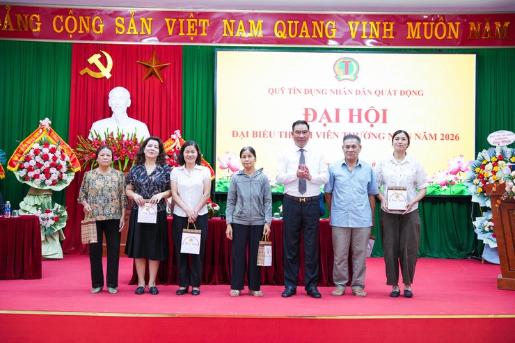 Quỹ Tín dụng nhân dân Quất Động: Dấu ấn Đại hội thường niên 2026 và định hướng phát triển mới- Ảnh 8.