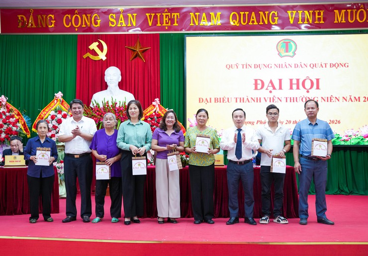 Quỹ Tín dụng nhân dân Quất Động: Dấu ấn Đại hội thường niên 2026 và định hướng phát triển mới- Ảnh 9.