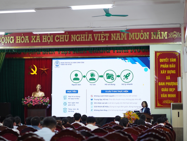 Trung tâm Phục vụ hành chính công Hà Nội tập huấn triển khai đồng bộ quy trình nghiệp vụ, hệ thống dịch vụ công và quản trị Zalo OA - Ảnh 2.