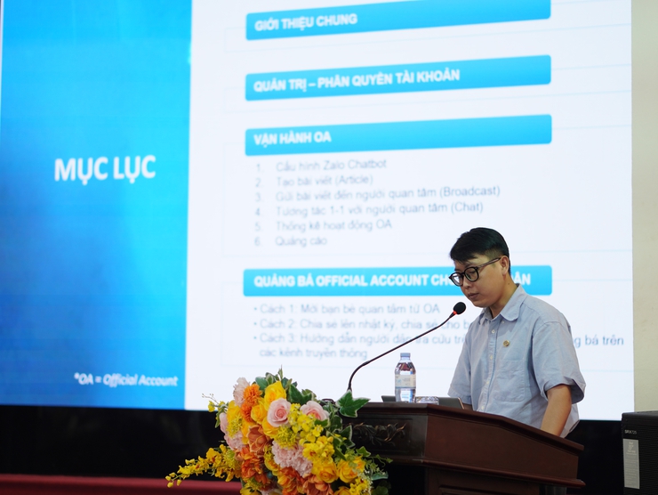 Trung tâm Phục vụ hành chính công Hà Nội tập huấn triển khai đồng bộ quy trình nghiệp vụ, hệ thống dịch vụ công và quản trị Zalo OA - Ảnh 4.