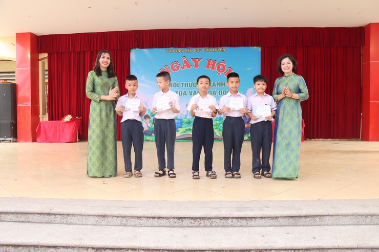 Ấn tượng chương trình “Ngày hội môi trường xanh – lan tỏa văn hóa đọc” tại trường tiểu học Phú Xuyên- Ảnh 17.