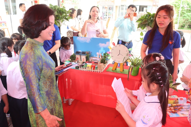 Ấn tượng chương trình “Ngày hội môi trường xanh – lan tỏa văn hóa đọc” tại trường tiểu học Phú Xuyên- Ảnh 26.