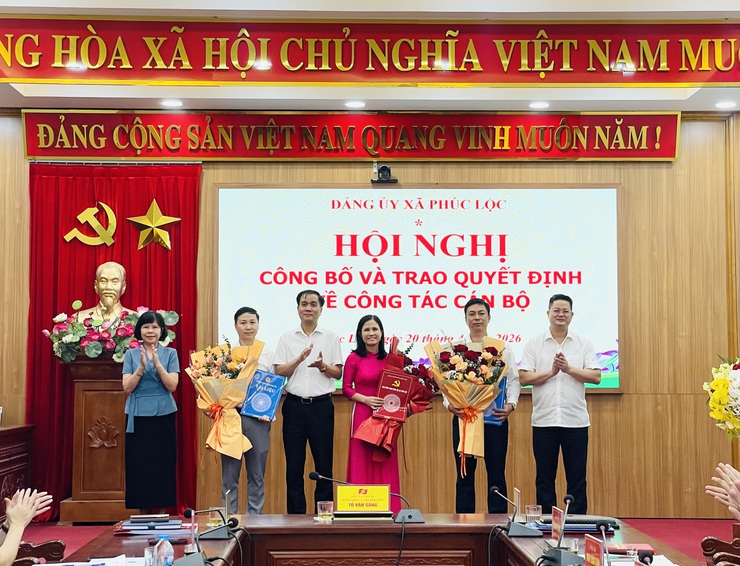 Phúc Lộc: Công bố và trao Quyết định về công tác cán bộ- Ảnh 5.