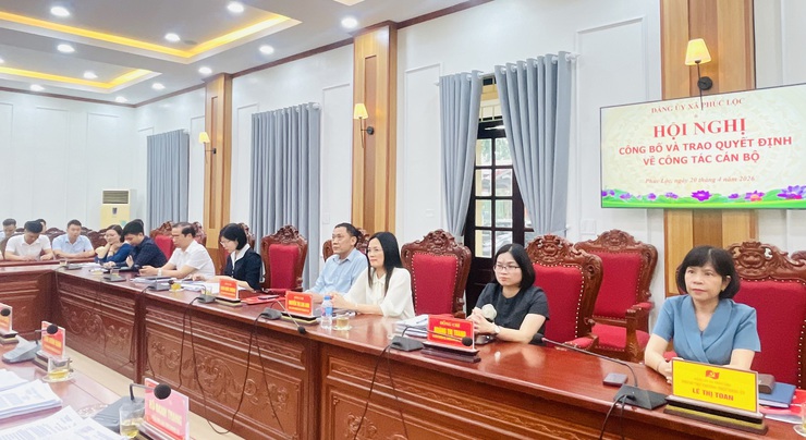 Phúc Lộc: Công bố và trao Quyết định về công tác cán bộ- Ảnh 2.