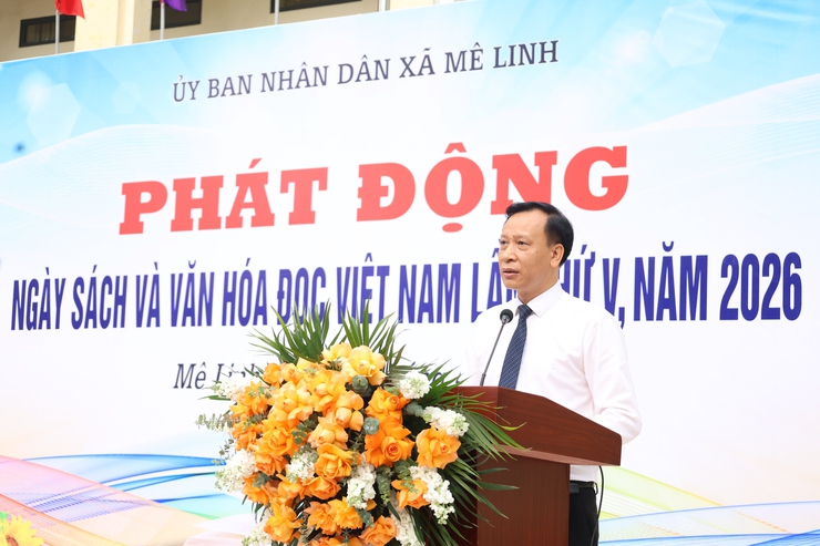Mê Linh lan tỏa văn hóa đọc qua Ngày Sách và Văn hóa đọc Việt Nam lần thứ V năm 2026- Ảnh 3.