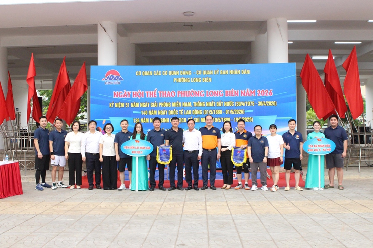 Phường Long Biên tổ chức Ngày hội Thể thao chào mừng các ngày lễ lớn- Ảnh 4.