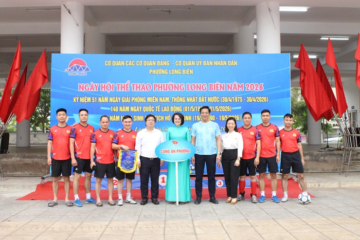 Phường Long Biên tổ chức Ngày hội Thể thao chào mừng các ngày lễ lớn- Ảnh 7.