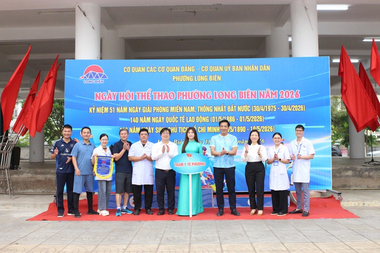 Phường Long Biên tổ chức Ngày hội Thể thao chào mừng các ngày lễ lớn- Ảnh 9.