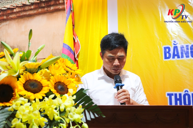 Thôn Phú Mỹ long trọng tổ chức Lễ đón nhận Bằng xếp hạng Di tích lịch sử - văn hóa cấp Thành phố đối với Đền Phú Trinh- Ảnh 3.