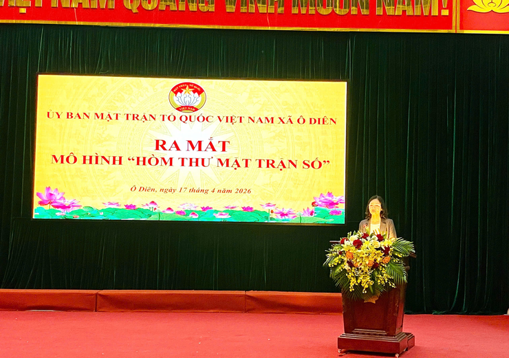 Ra mắt “Hòm thư Mặt trận số” tại xã Ô Diên: Tăng cường lắng nghe, thúc đẩy chuyển đổi số ở cơ sở- Ảnh 2.