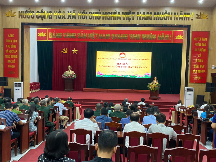 Ra mắt “Hòm thư Mặt trận số” tại xã Ô Diên: Tăng cường lắng nghe, thúc đẩy chuyển đổi số ở cơ sở- Ảnh 3.