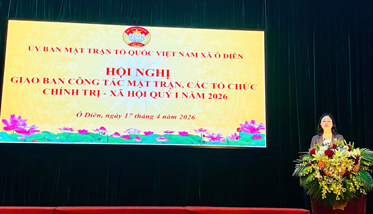 Hội nghị sơ kết công tác Mặt trận Quý I, triển khai chương trình phối hợp và thống nhất hành động Quý II năm 2026- Ảnh 3.