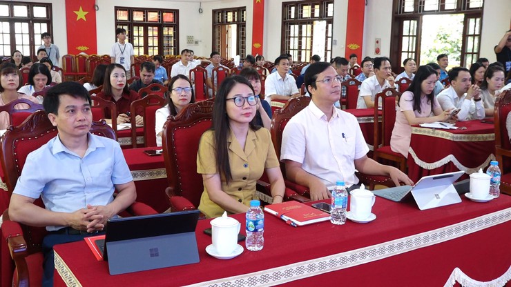 Xã Vật Lại tập huấn sử dụng hệ thống HanoiWork- Ảnh 1.