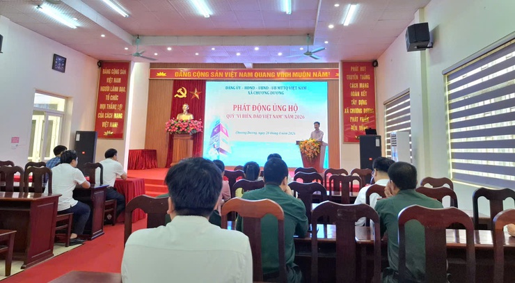 Xã Chương Dương đã tổ chức phát động và kêu gọi ủng hộ Quỹ "Vì biển, đảo Việt Nam" năm 2026
 - Ảnh 3.