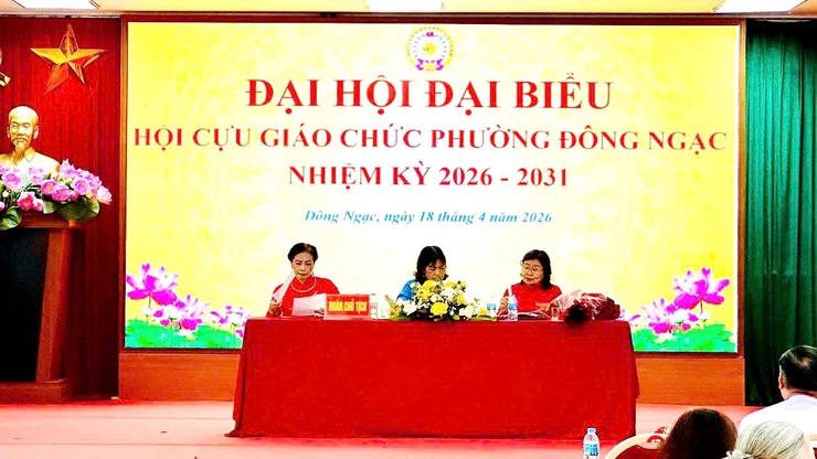 Hội Cựu Giáo chức phường Đông Ngạc Đại hội nhiệm kỳ 2026 - 2031- Ảnh 3.