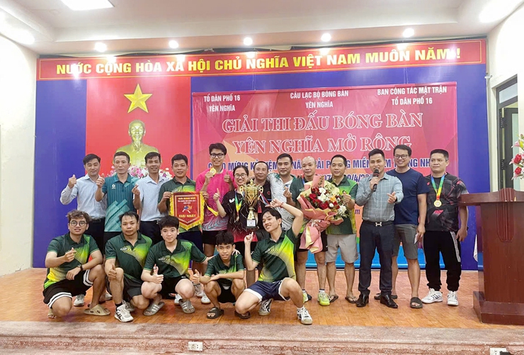 Sôi nổi Giải bóng bàn phường Yên Nghĩa mở rộng lần thứ nhất năm 2026 - Ảnh 3.