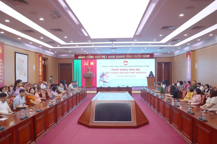 Phường Từ Liêm phát động ủng hộ Quỹ “Vì biển, đảo Việt Nam” năm 2026

- Ảnh 1.