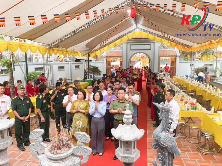 Thôn Bái Nội long trọng tổ chức Lễ đón nhận Bằng xếp hạng di tích lịch sử cấp Thành phố đối với Chùa Đại Khai- Ảnh 3.