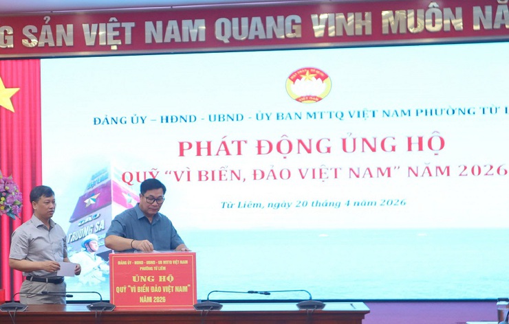 Phường Từ Liêm phát động ủng hộ Quỹ “Vì biển, đảo Việt Nam” năm 2026

- Ảnh 3.
