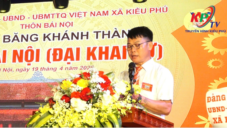 Thôn Bái Nội long trọng tổ chức Lễ đón nhận Bằng xếp hạng di tích lịch sử cấp Thành phố đối với Chùa Đại Khai- Ảnh 4.