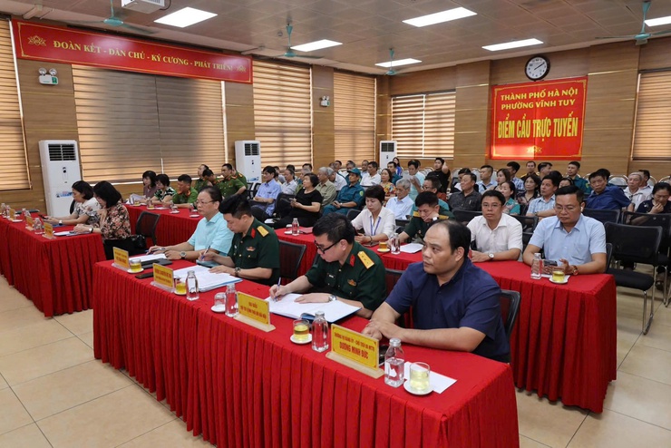 Phường Vĩnh Tuy tổng kết công tác tuyển, gọi công dân nhập ngũ năm 2026- Ảnh 1.