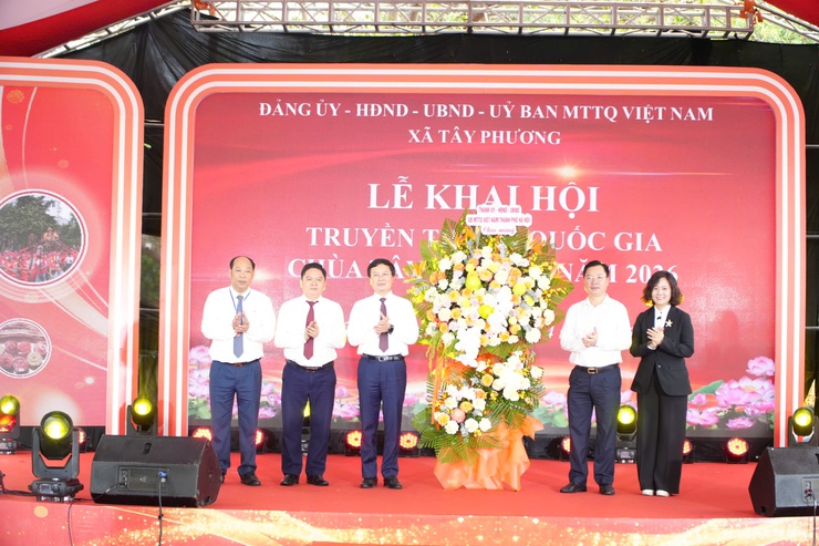 Tây Phương long trọng tổ chức Lễ khai hội truyền thống Quốc gia Chùa Tây Phương năm 2026- Ảnh 1.