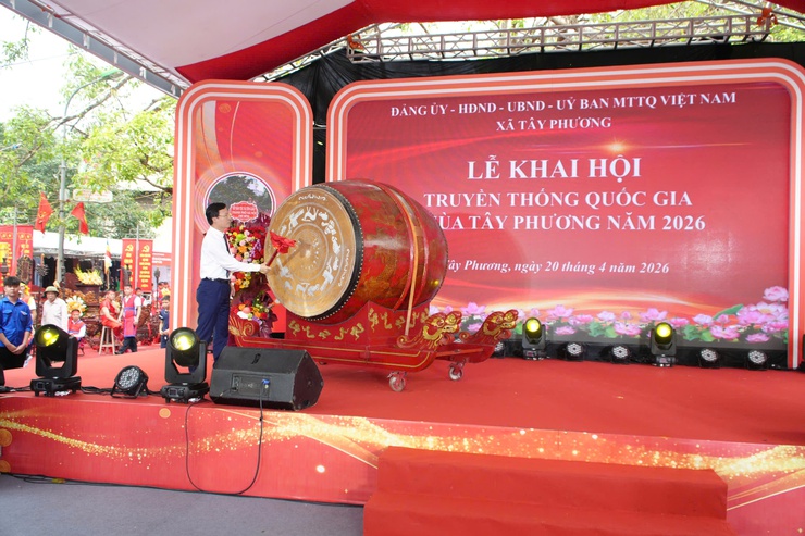 Tây Phương long trọng tổ chức Lễ khai hội truyền thống Quốc gia Chùa Tây Phương năm 2026- Ảnh 9.