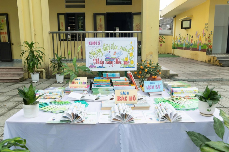 Trường tiểu học Trường Thịnh hưởng ứng Ngày Sách và văn hóa đọc việt nam, xây dựng văn hóa đọc cho học sinh- Ảnh 2.