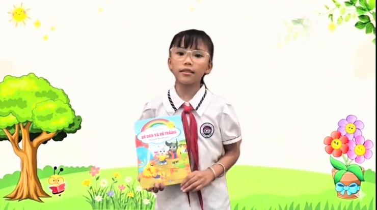 Tiểu học Nguyễn Trãi lan tỏa văn hóa đọc qua những thước phim kể chuyện- Ảnh 1.