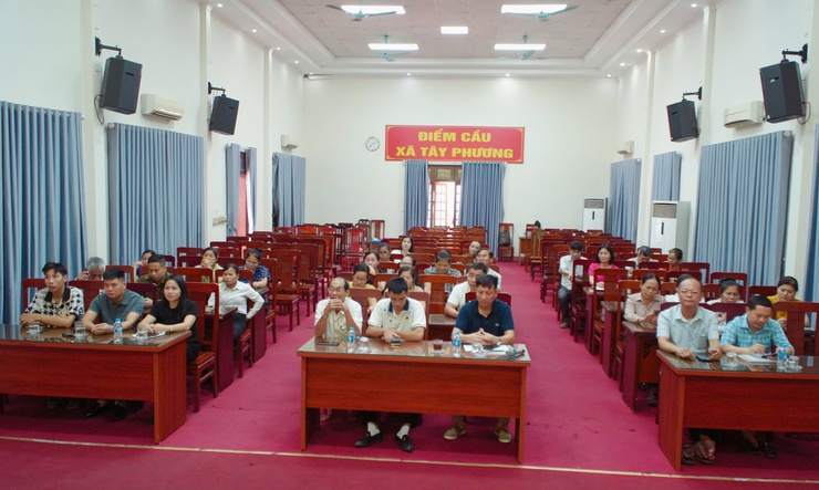  Xã Tây Phương tổ chức Hội nghị tập huấn nghiệp vụ điều tra, tính thu nhập bình quân đầu người năm 2026- Ảnh 1.