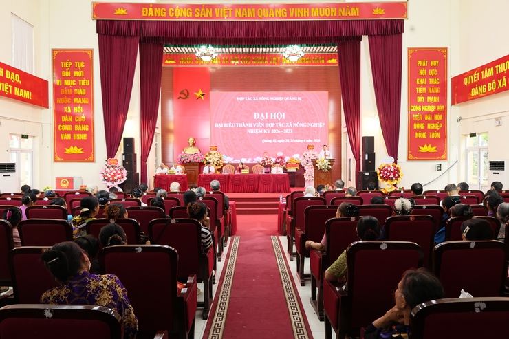 Đại hội Hợp tác xã Nông nghiệp Quảng Bị nhiệm kỳ 2026–2031 thành công tốt đẹp- Ảnh 1.