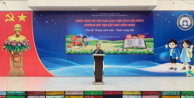 Phường Tây Tựu hưởng ứng Ngày hội Sách và Văn hóa đọc lần thứ 5 năm 2026- Ảnh 1.