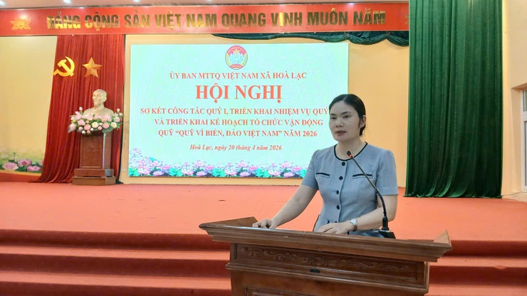 UBMTTQ xã Hòa Lạc triển khai nhiệm vụ quý II, phát động ủng hộ Quỹ “Vì biển, đảo Việt Nam” năm 2026- Ảnh 3.