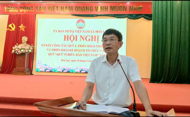 UBMTTQ xã Hòa Lạc triển khai nhiệm vụ quý II, phát động ủng hộ Quỹ “Vì biển, đảo Việt Nam” năm 2026- Ảnh 4.
