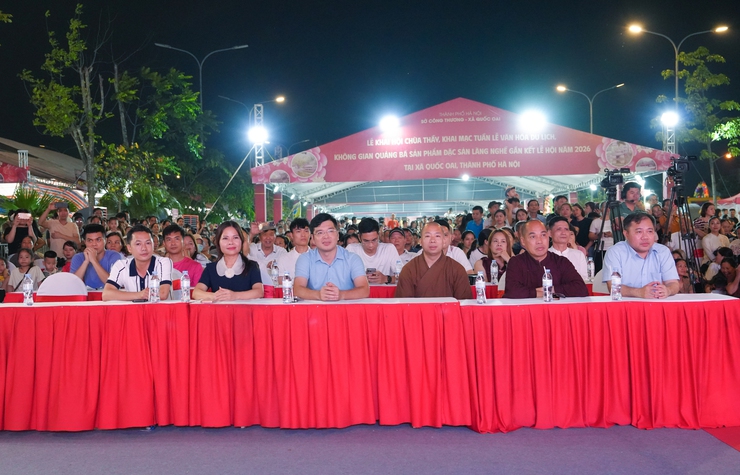 QUỐC OAI TỔ CHỨC ĐÊM NGHỆ THUẬT ĐẶC SẮC TRONG KHUÔN KHỔ LỄ HỘI CHÙA THẦY NĂM 2026- Ảnh 5.