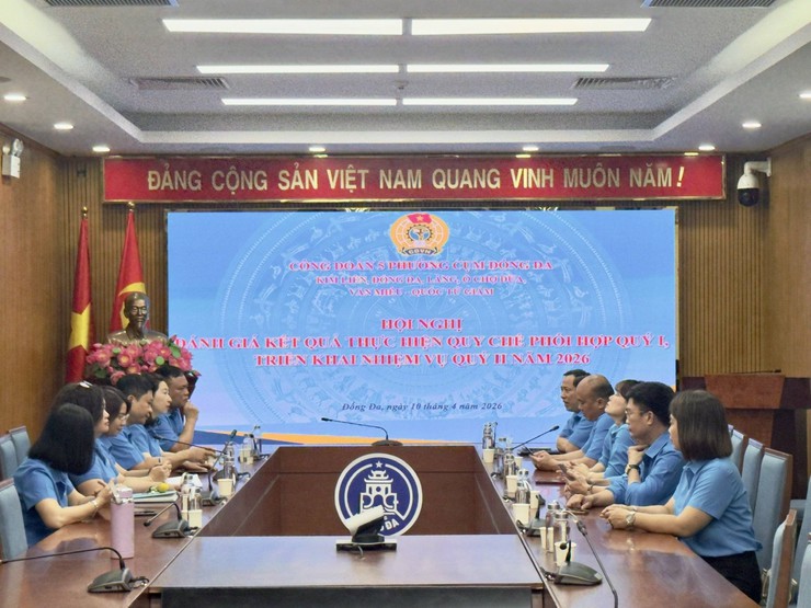 HOÀN THÀNH TỐT QUY CHẾ PHỐI HỢP QUÝ I – CÔNG ĐOÀN 5 PHƯỜNG CỤM ĐỐNG ĐA NGHIÊM TÚC THỰC HIỆN CHỈ ĐẠO, PHỐI HỢP HIỆU QUẢ- Ảnh 6.