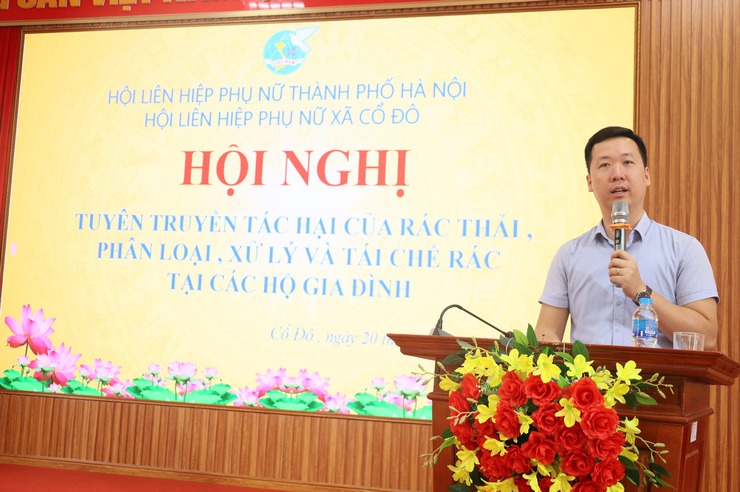 HỘI LIÊN HIỆP PHỤ NỮ XÃ CỔ ĐÔ TỔ CHỨC TUYÊN TRUYỀN PHÂN LOẠI VÀ XỬ LÝ RÁC THẢI SINH HOẠT TẠI HỘ GIA ĐÌNH- Ảnh 2.