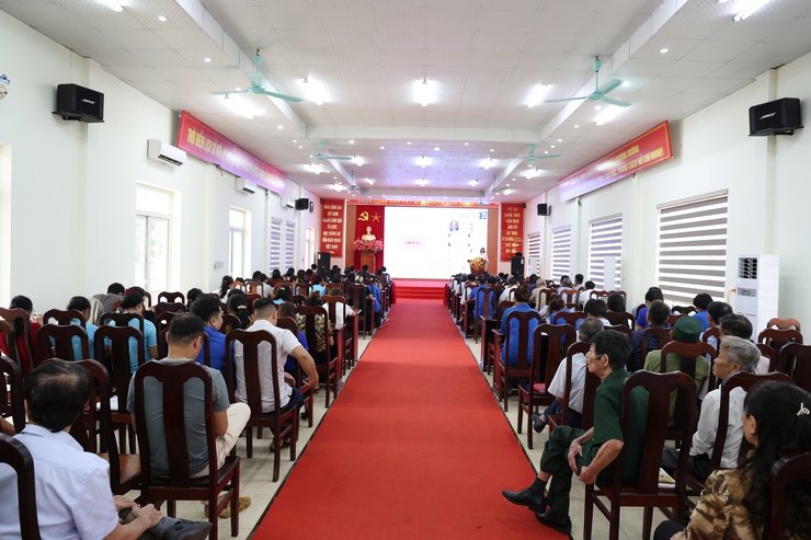 Hội nghị học tập, quán triệt Nghị quyết của Đảng tại xã Chương Dương- Ảnh 1.