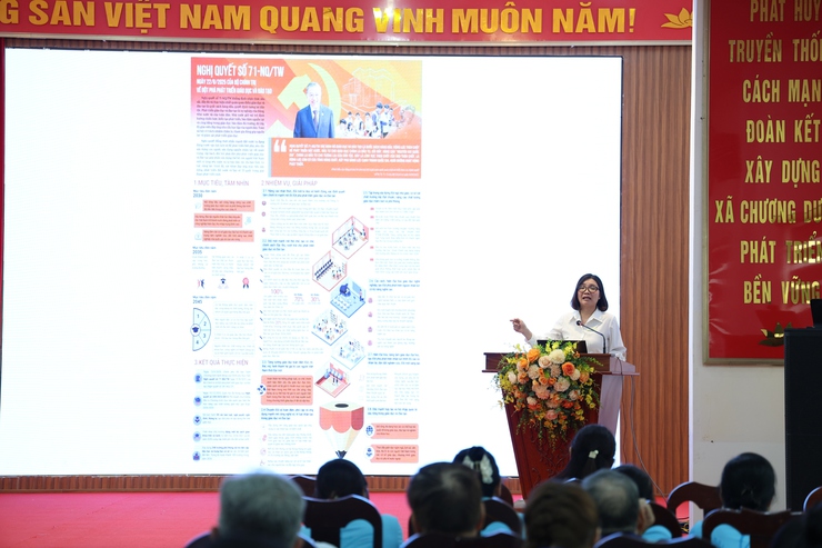 Hội nghị học tập, quán triệt Nghị quyết của Đảng tại xã Chương Dương- Ảnh 2.