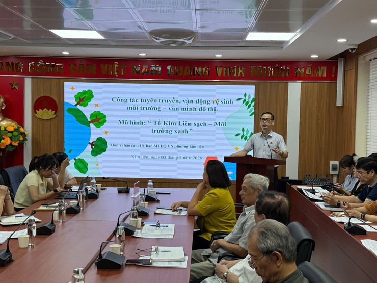 CÔNG TÁC TUYÊN TRUYỀN, VẬN ĐỘNG VỆ SINH MÔI TRƯỜNG - VĂN MINH ĐÔ THỊ VỚI MÔ HÌNH: “TỔ KIM LIÊN SẠCH - MÔI TRƯỜNG XANH”- Ảnh 1.