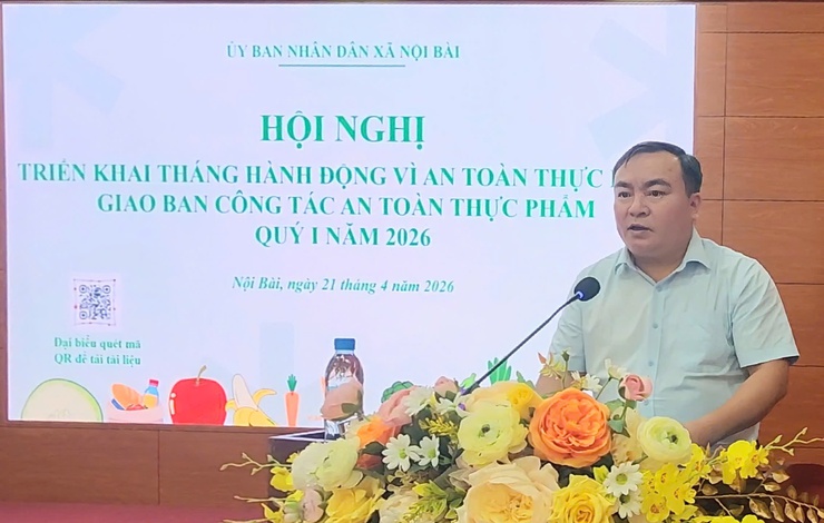 UBND xã Nội Bài triển khai Tháng hành động vì an toàn thực phẩm năm 2026- Ảnh 3.