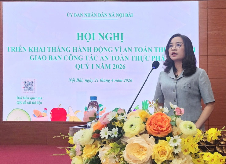 UBND xã Nội Bài triển khai Tháng hành động vì an toàn thực phẩm năm 2026- Ảnh 4.