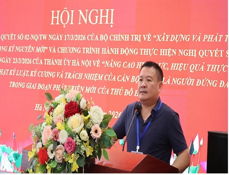 Hội nghị nghiên cứu, học tập, quán triệt, tuyên truyền Nghị quyết số 02-NQ/TW của Bộ Chính trị, Chương trình hành động của Thành uỷ Hà Nội và Chỉ thị số 09-CT/TW của Ban Thường vụ Thành ủy- Ảnh 2.