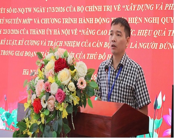 Hội nghị nghiên cứu, học tập, quán triệt, tuyên truyền Nghị quyết số 02-NQ/TW của Bộ Chính trị, Chương trình hành động của Thành uỷ Hà Nội và Chỉ thị số 09-CT/TW của Ban Thường vụ Thành ủy- Ảnh 1.