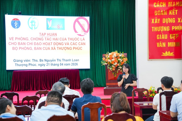 Thượng Phúc tăng cường phòng, chống tác hại của thuốc lá - Ảnh 1.